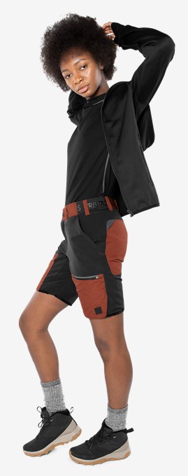 Carbon Semistretch Outdoor shorts, dame 4 Fristads Outdoor Small