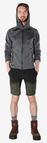 Carbon semistretch outdoor shorts  3 Fristads Outdoor
