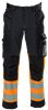 Trousers HiVis 3.0 Stretch 1 Black/Orange Leijona  Miniature