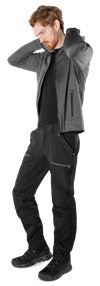 Carbon semistretch outdoor trousers  4 Fristads Outdoor Small