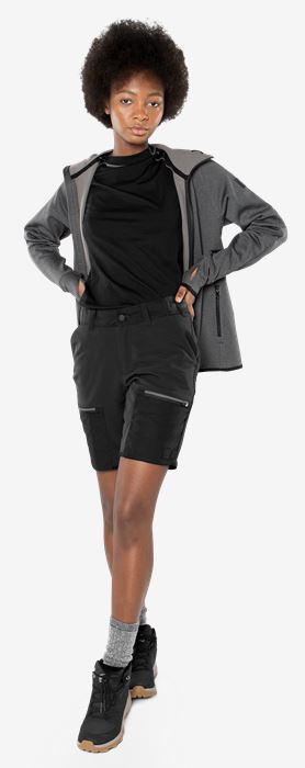 Carbon outdoor semistretch shorts Woman Fristads Outdoor Medium