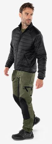 Green quilted jacket 4101 GRP 4 Fristads
