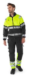 Hi Vis håndværker stretch bukser kl.1 2608 3 Fristads Small