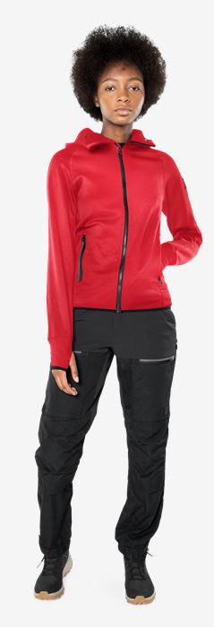 Calcium Polartec® power stretch hoodie, dam Fristads Outdoor Medium