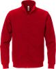 Sweatshirt med gennemlyn 2 Rød Fristads  Miniature