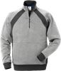 Acode half zip sweatshirt 1755 DF 2 Grey/Dark Grey Fristads  Miniature