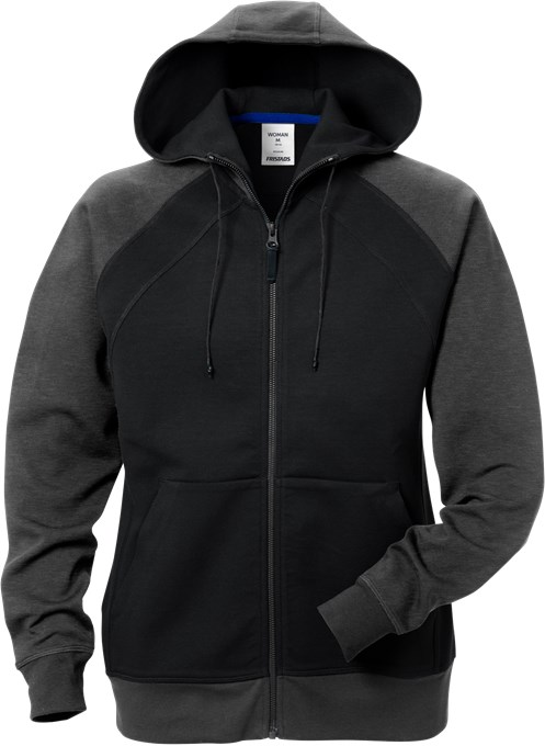 Acode hooded sweat jacket woman 1760 DF 1 Fristads