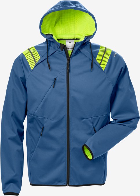 Hooded softshell jacket 7461 GBON 1 Fristads