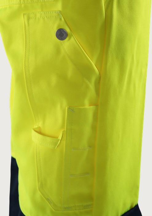 Spodnie ogrodniczki high vis klasy 2 1001 TH 6 Fristads