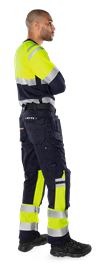 Flamestat high vis long sleeve t-shirt class 1 7107 TFL 4 Fristads Small