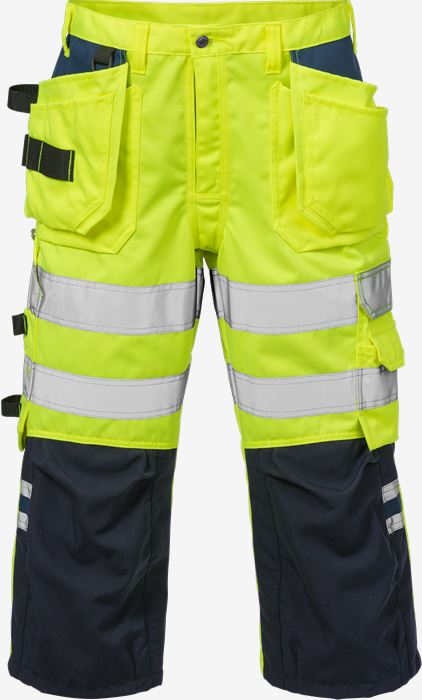 Pantaloni craftsman a 3/4 High Vis. CL. 2 2027 PLU Fristads Medium