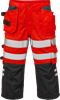 Hi Vis håndværker knickers kl.2 2027 3 Rød/sort Fristads  Miniature