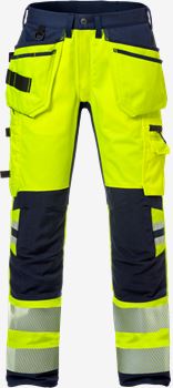 Výstražné dámské pracovní strečové kalhoty tř. 2 2710 PLU Fristads Medium