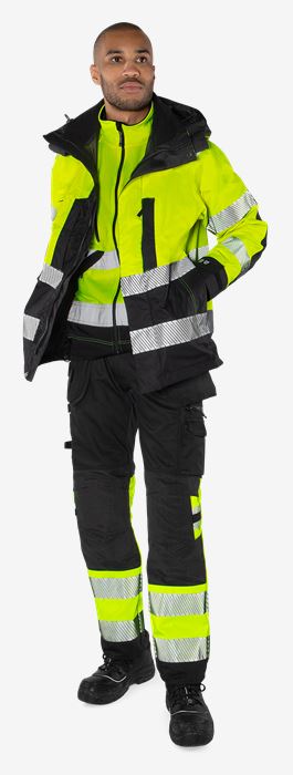 High vis rakentajan stretch housut lk 1 2706 PLU Fristads Medium