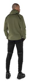 Hooded sweat jacket 7462 DF 4 Fristads Small