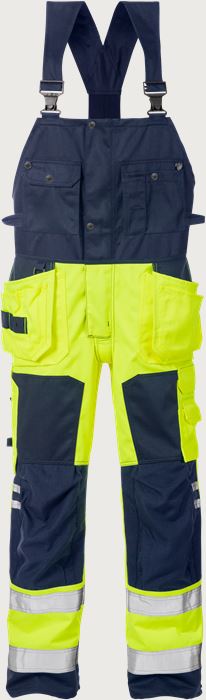 High vis craftsman bib'n'brace class 2 1014 PLU Fristads Medium