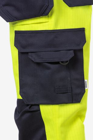 Flame high vis craftsman trousers woman class 2 2589 FLAM 4 Fristads Small