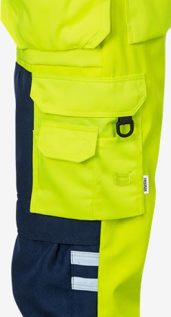 High vis craftsman softshell trousers class 2 2083 WYH 3 Fristads