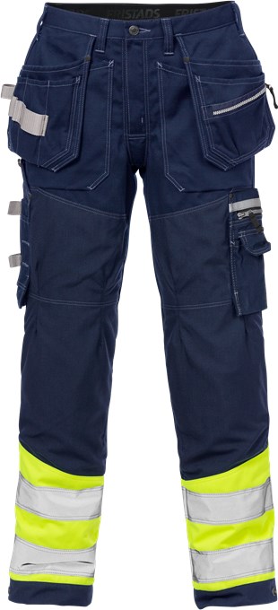 High vis craftsman trousers class 1 2127 CYD 1 Fristads