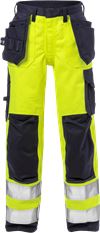 Flame high vis craftsman trousers woman class 2 2589 FLAM 1 Fristads Small