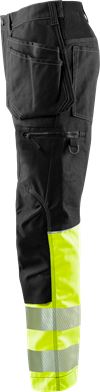 Hi Vis håndværker stretch bukser kl.1 2608 4 Fristads Small