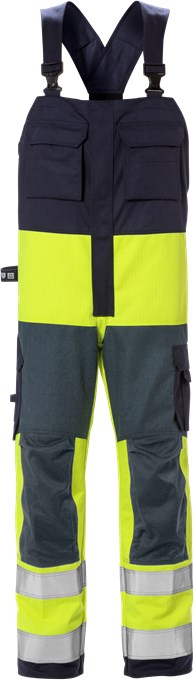 Flame high vis bib'n'brace class 2 1584 FLAM 1 Fristads