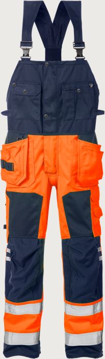 High vis craftsman bib'n'brace class 2 1014 PLU Fristads Medium