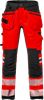 High vis craftsman stretch trousers woman class 2 2710 PLU 3 Hi Vis Red/Black Fristads  Miniature
