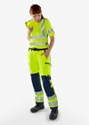 HiVis Green stretchbukser dame klasse 2 2665 GSTP 3 Fristads Small