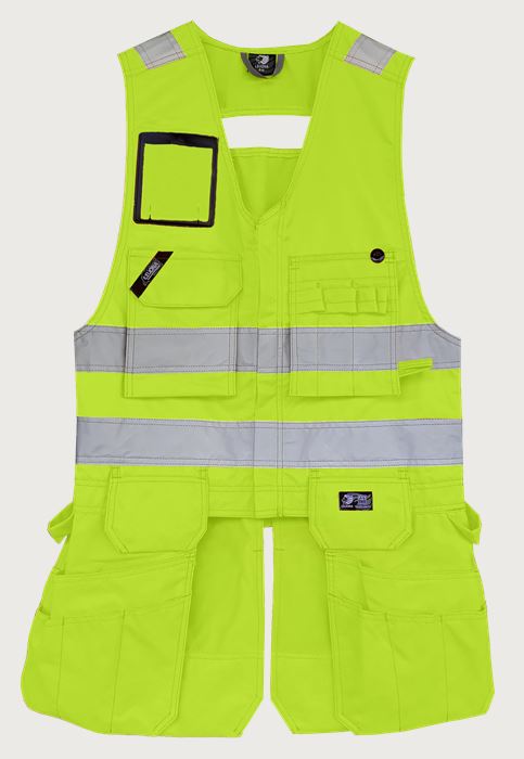 Riipputaskuliivi HiVis  Leijona Medium
