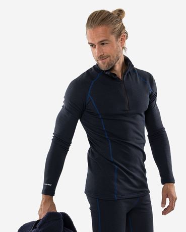 Polartec® T-shirt m/lynlås og l/ærme 7078 4 Fristads