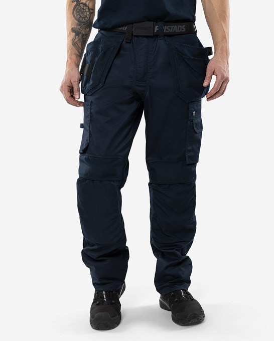 Green craftsman trousers 241 GS25 6 Fristads