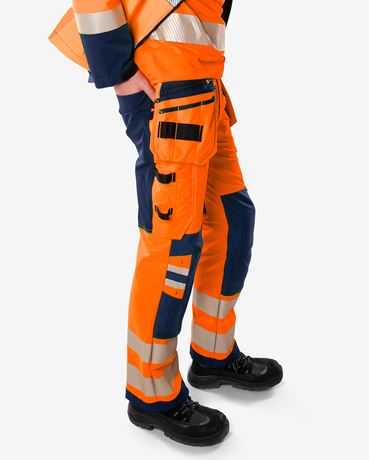 High Vis Green werkbroek stretch klasse 2 2644 GSTP 5 Fristads