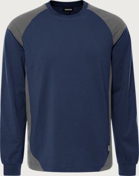 Green heavy long sleeve T-shirt 7071 GTM Fristads Medium