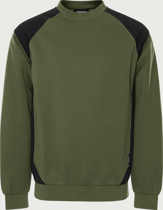 Green Sweat-shirt 7148 GSM Fristads Medium