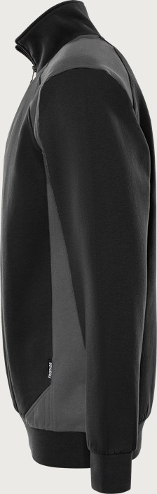  Green Genser med halv glidelås 7048 GSM 6 Fristads