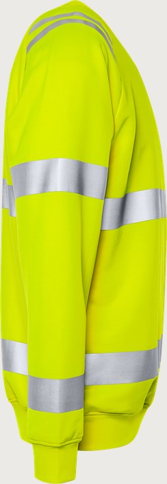 High vis Green sweatshirt class 3 7862 GPSW 8 Fristads