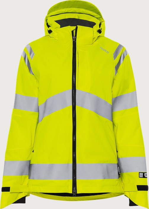 High vis Green stretch kuoritakki naisten lk 3 4681 GLPS 4 Fristads