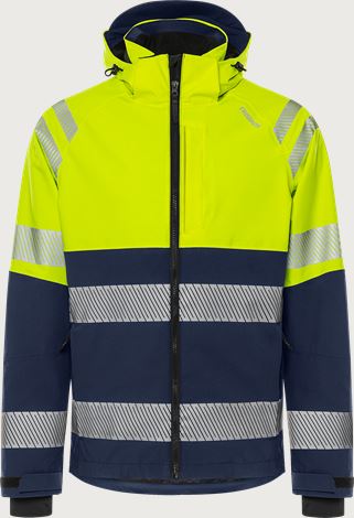 High vis Green stretch shell jacket class 1 4690 GLS Fristads Medium