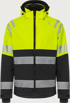 High Vis Green Stretch-Funktionsjacke Kl. 1 4690 GLS    Fristads Medium