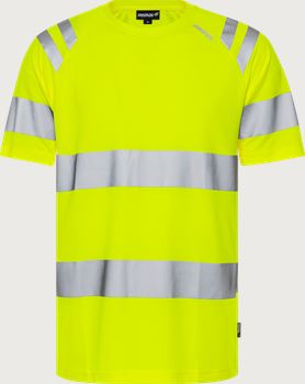 High vis Green functional T-shirt class 3 7860 GPST Fristads Medium