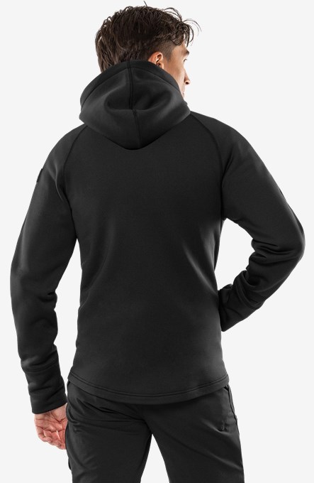 Cobalt Polartec® power stretch® hoodie 7 Fristads Outdoor Small
