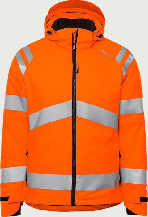 High vis Green stretch winter jacket class 3 4682 GLPS Fristads Medium