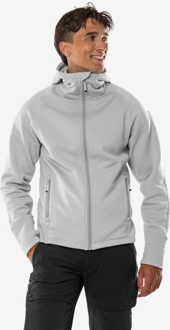 Cobalt Polartec® power stretch® hoodie 5 Fristads Outdoor