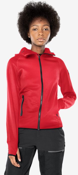 Calcium Polartec® power stretch hoodie Dames Fristads Outdoor Medium