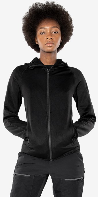 Calcium Polartec® power stretch hoodie Dames 3 Fristads Outdoor Small