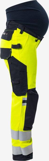 Flamestat high vis maternity stretch trousers class 2 2507 ATHF 3 Fristads
