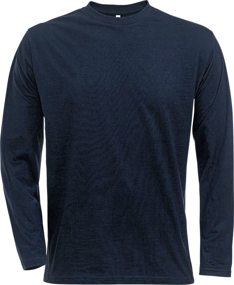 Fristads Men's Acode heavy långärmad T-shirt 1914 HSJ, Mörk marinblå