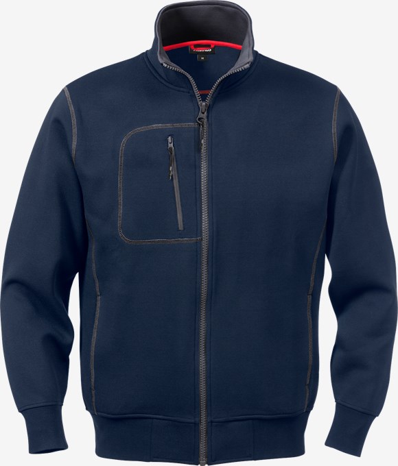 Acode sweatshirt-jacka 1747 DF 1 Fristads