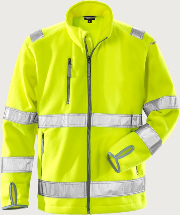 High vis fleece jacket class 3 4400 FE Fristads Medium